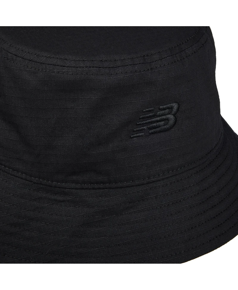 New Balance Men's Flying Logo Black Bucket Hat S/M