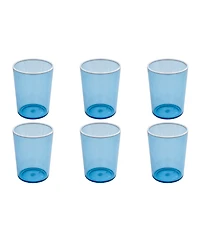 Abode Homewares Contrast Stemless Glasses, Set of 6