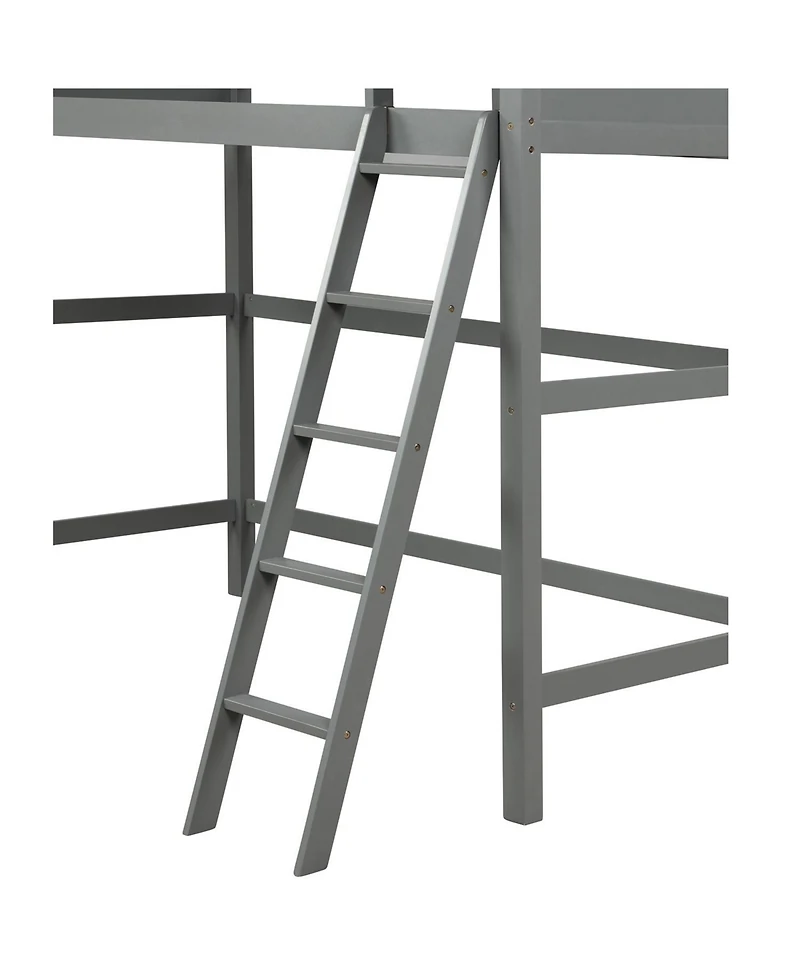 Tall Loft Bed – Sturdy and Modern Elevated Frame