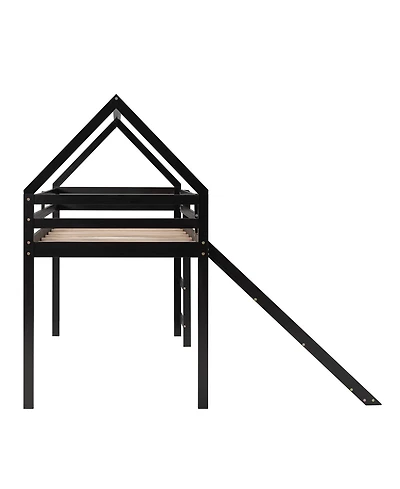 House Loft Bed with Slide – Whimsical & Functional Kids' Bedroom Furniture