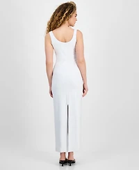 Bar Iii Women's Square Neck Sleeveless Maxi Dress, Exclusively at Macy's