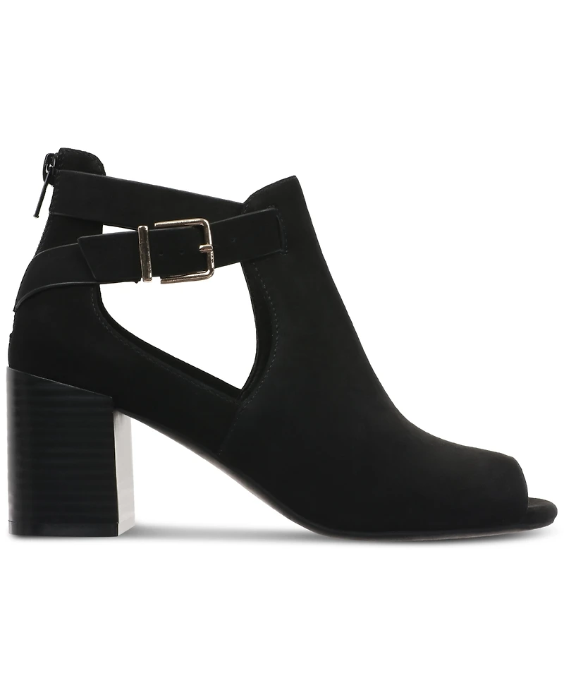 Giani Bernini Women's Gaell Block Heel Peep Toe Shooties, Created for Macy's