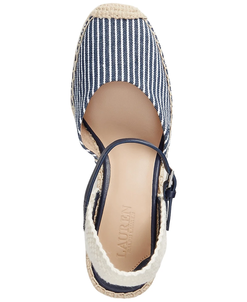 Lauren Ralph Women's Robby Espadrille Wedge Pumps
