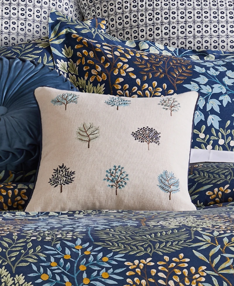 Levtex English Forest Embroidered Decorative Pillow, 16" x 16"