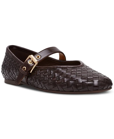 Dv Dolce Vita Women's Mulaney Woven Mary Jane Ballet Flats