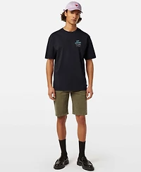 Scotch & Soda Men's Front and Back Artwork T-Shirt