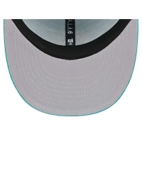 New Era Men's Aqua Miami Dolphins Low Profile 9FIFTY Snapback Hat