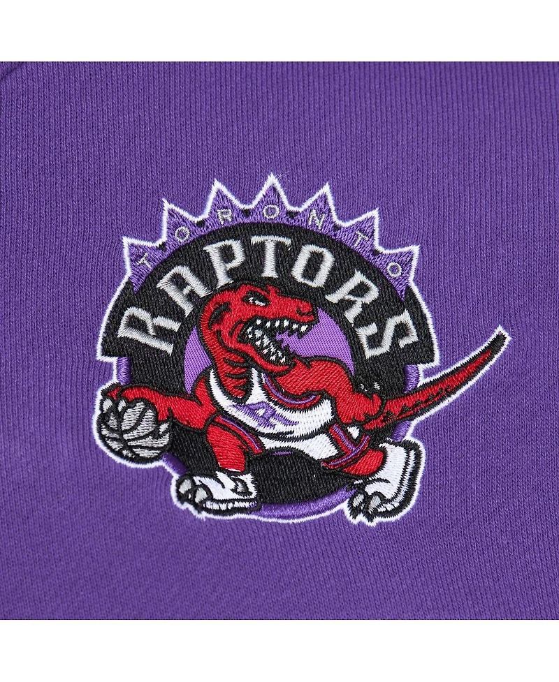 Mitchell & Ness Men's Red/Purple Toronto Raptors Head Coach Pullover Hoodie