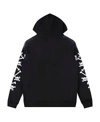 Freeze Max Men's Black Looney Tunes Tweety Bones Hoodie Full-Zip Sweatshirt