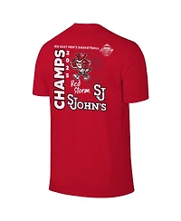 The Victory Men's Red St. John's Storm 2025 Big East Basketball Conference Tournament Champions T-Shirt
