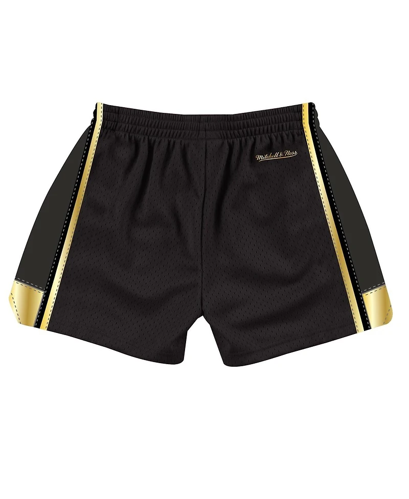 Mitchell & Ness Women's Black Golden State Warriors Hardwood Classics Jump Shot Shorts