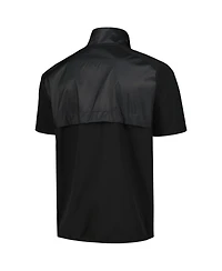 Adidas Men's Black Ecu Pirates Sideline Aeroready Raglan Short Sleeve Quarter-Zip Jacket