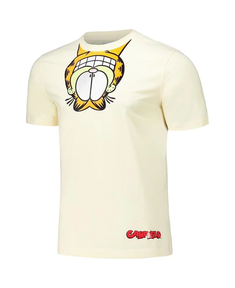 Freeze Max Men's Cream Garfield Upside Down T-Shirt