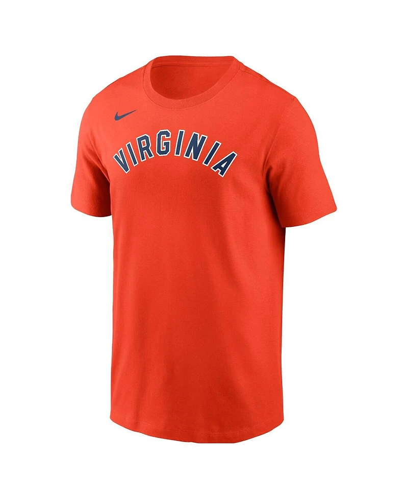 Nike Men's Orange Virginia Cavaliers Arch Logo T-Shirt