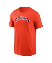 Nike Men's Orange Virginia Cavaliers Arch Logo T-Shirt