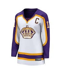 Fanatics Women's Anze Kopitar White Los Angeles Kings Special Edition 2.0 Breakaway Captain's Patch Jersey