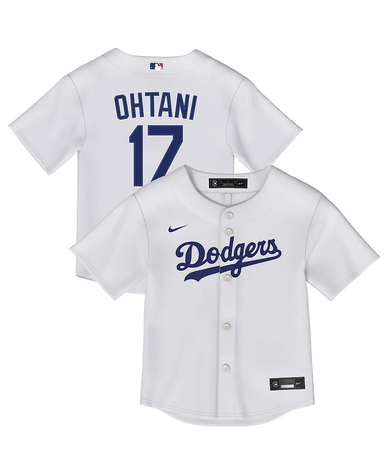 Nike Toddler White Shohei Ohtani Los Angeles Dodgers Home Replica 2.0 Player Jersey