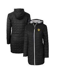 Cutter & Buck Women's Black Missouri Tigers Vault Rainier PrimaLoft Eco Hooded Long Coat