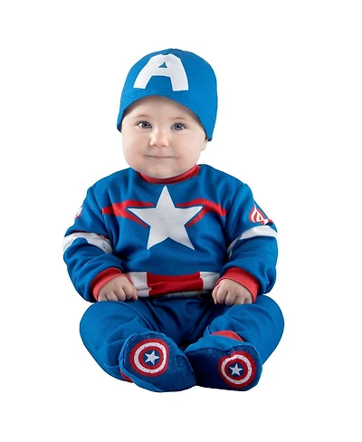 Jazwares Baby Boys and Girls Captain America Costume with Hat