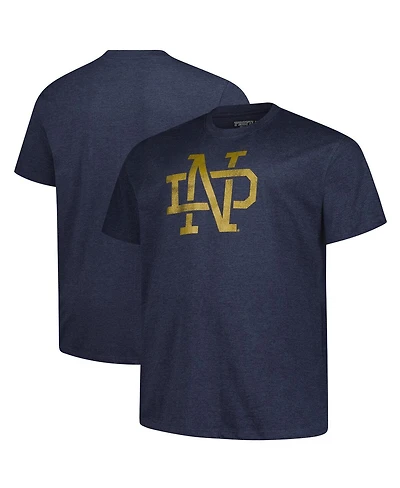 Fanatics Men's Navy Notre Dame Fighting Irish Big Tall Distressed Vintage Logo T-Shirt