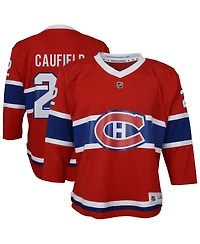Outerstuff Big Boys and Girls Cole Caufield Red Montreal Canadiens Home Replica Player Jersey