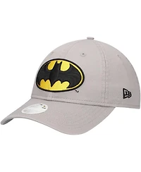 New Era Women's Gray Batman 9TWENTY Adjustable Hat