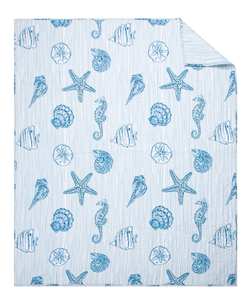 Levtex Sandy Cove Reversible Quilted Throw, 50" x 60"