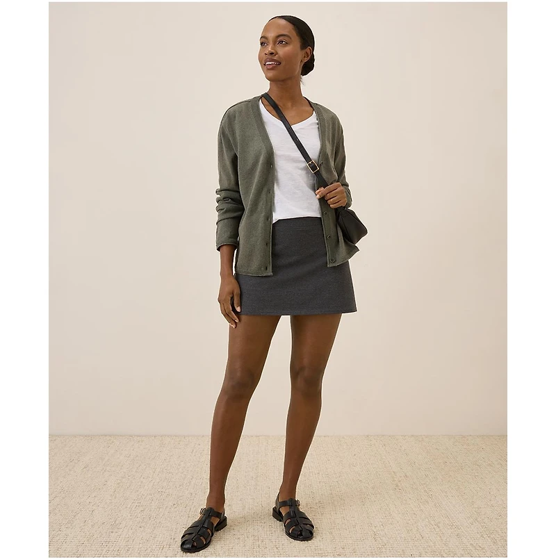 Pact Women's Organic Cotton On the Go-To Pocket Skort