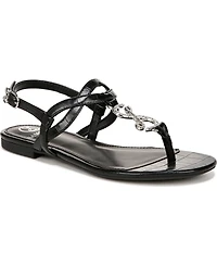 Sam and Libby Women's Pearl T Strap Thong Flat Sandals