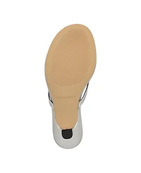 Calvin Klein Women's Opelle Tapered Kitten Heel Sandals