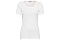 Olsen Women's Scoop Neck Ribbed T-Shirt