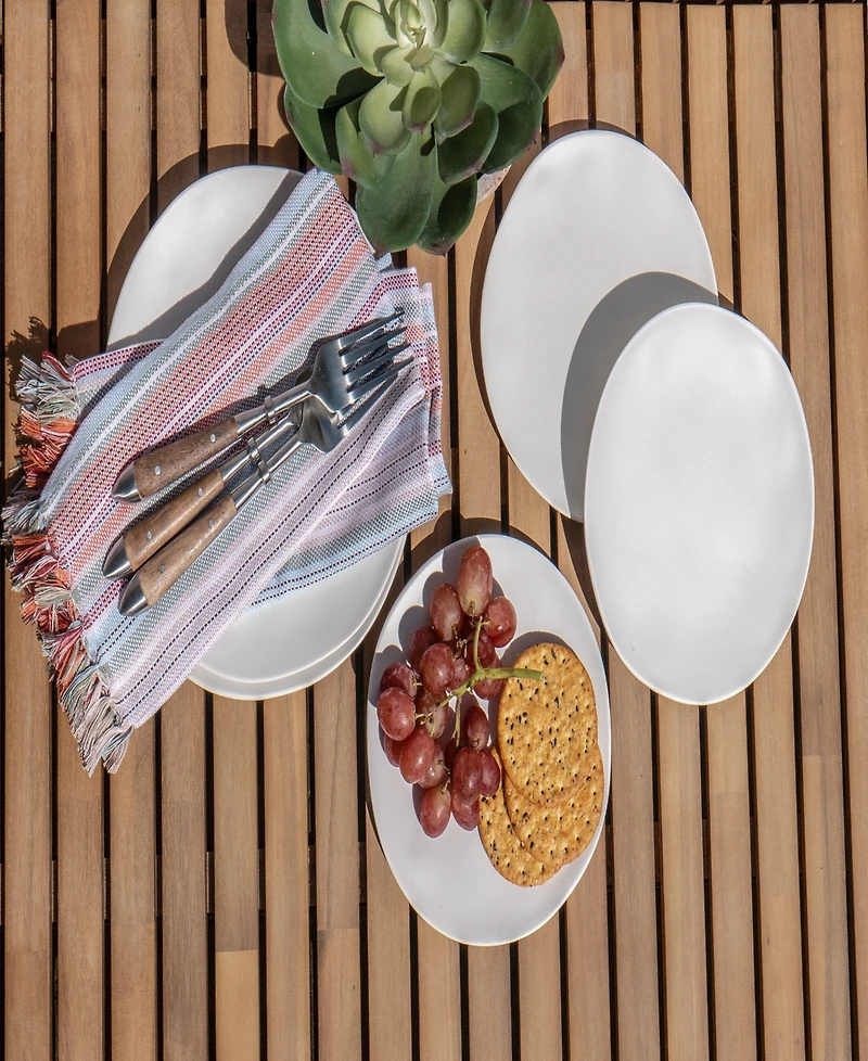Abode Homewares Melamine 6-Pc. Low Bowls, Service For 6