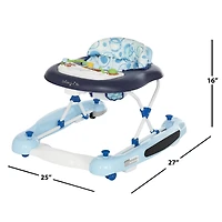 Dream On Me Go-Getter Baby Walker and Walk Behind Walker, Orange