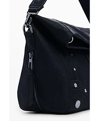 Desigual Women's Medium embroidered faux leather bag