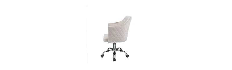 Swivel Adjustable Task Chair – Fabric Seat, Fabric Back, Steel Frame