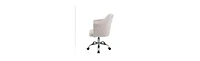 Swivel Adjustable Task Chair – Fabric Seat, Fabric Back, Steel Frame