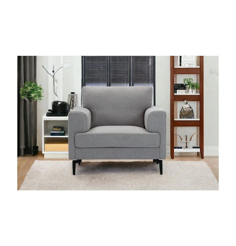 Linen Fabric Armchair – Elegant and Versatile Seating Option