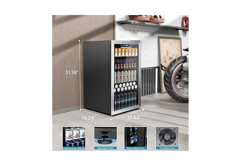 Zafro Mini Beverage Fridge