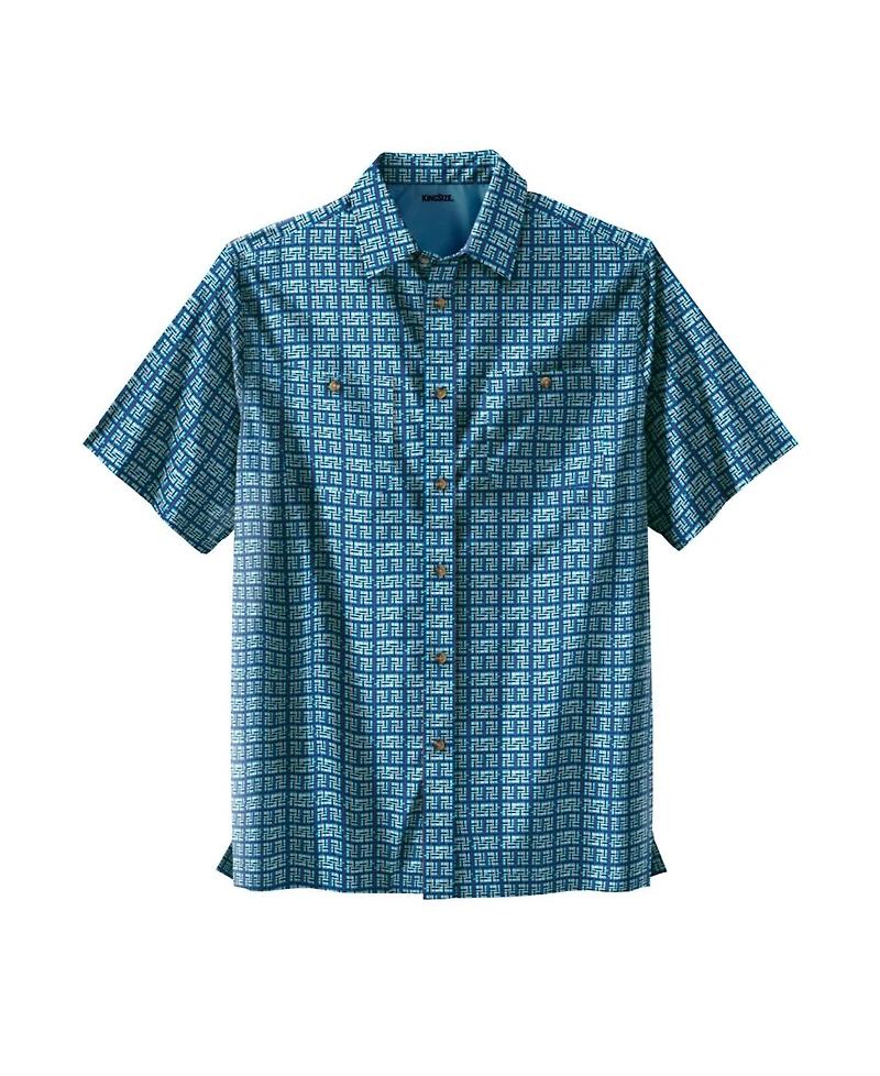 KingSize Big & Tall Easy Care Woven Sport Shirt