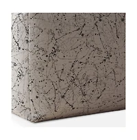 Cotton Abstract Pouf Cover for Living Room and Bedroom Decor