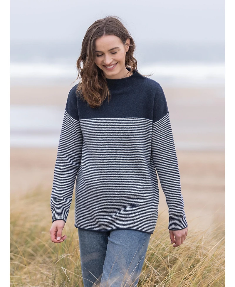 Celtic & Co. Women's Felted Funnel Neck Sweater