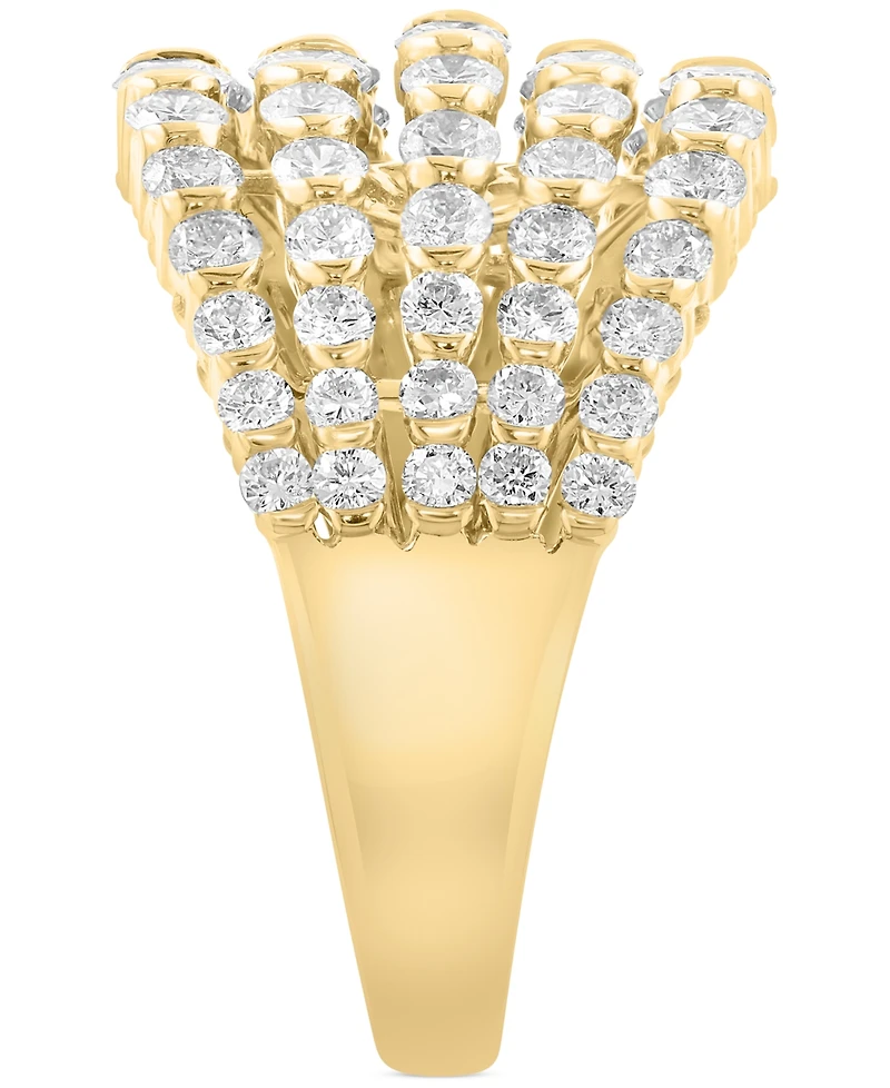 Effy Diamond Multirow Statement Ring (1-7/8 ct. t.w.) in 14k Gold