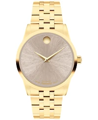 Movado Women's Museum Classic Swiss Automatic Yellow Pvd Watch, 33mm