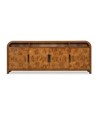 Prescott 84" Mappa Burl Entertainment Console
