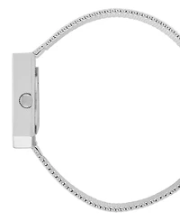 London Fog Unisex Cavern Silver Alloy Mesh Watch, 24mm