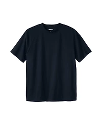 KingSize Men's Lightweight Stretch Mesh Pique Crewneck