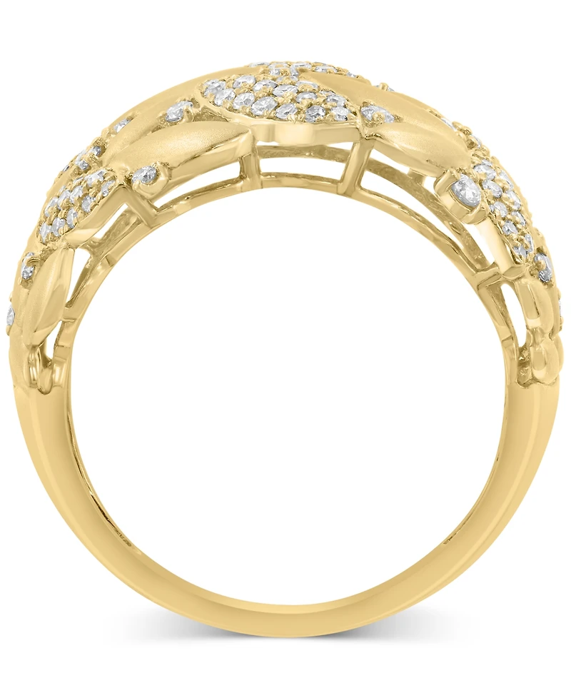 Effy Diamond & Polished Navette Cluster Ring (1/2 ct. t.w.) in 14k Gold