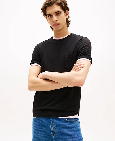 Tommy Hilfiger Men's Essential Solid Pocket T-Shirt
