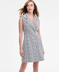 Karl Lagerfeld Paris Women's Abstract Jaquard Knit Dress