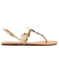 Schutz Women's Acacia T Round Toe Flat Sandals